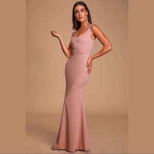 Sweetest Thing Mauve Pink Maxi Dress